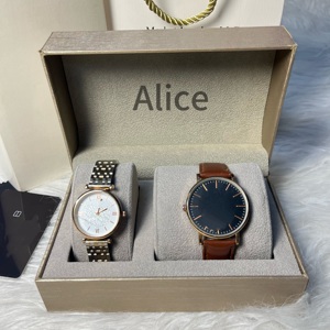 Factory Direct <b>Leather</b> Watch Box Custom PU Lining Watch&<b>bracelet</b> Storage Box with Custom Logo Luxury Watch Packaging for Woman - Product Image 2
