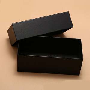 Ensemble d'emballage de lunettes de soleil noires de haute qualité avec logo personnalisé, étui rigide pour lunettes avec pochette et chiffon - Product Image 4