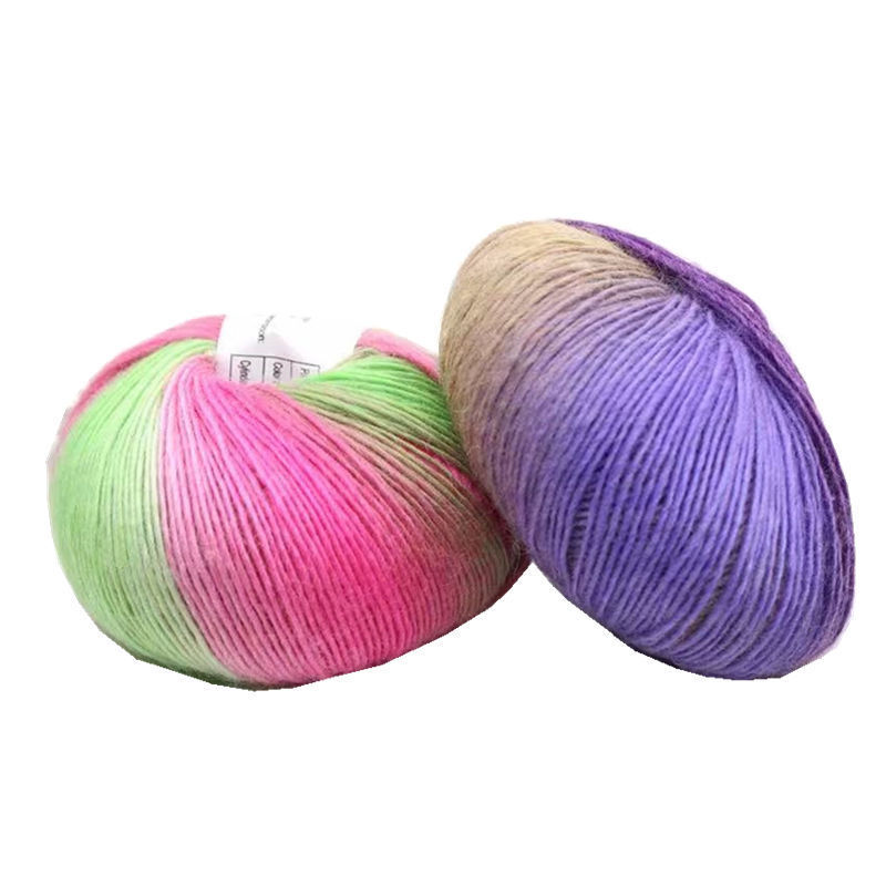 Оптовая продажа 100% чистая шерстяная пряжа для ручного вязания шарфов высокого качества мягкая и теплая 170 метров/пряжа толщиной шарика