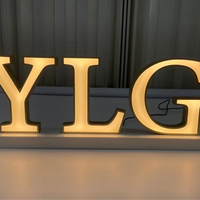 DakeSign Factory OEM ODM Enseigne en acrylique lumineuse personnalisée pour intérieur, bureau, IP65 étanche, enseigne commerciale pour devanture de magasin