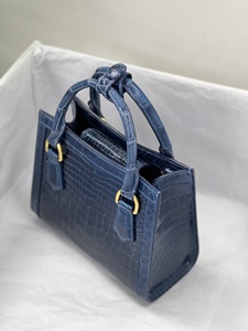 Genuine Crocodile Leather Tote Handbag – Designer Luxury Crocodile Skin Shoulder Bag | Elegant Women’s Work & Evening Bag - Product Image 2
