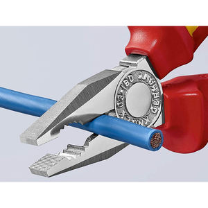 คีมปากแหลมคีบตัดแบบมีฉนวนพร้อมคลิปสปริง 180 มม. - Product Image 2