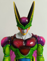 Figurine Manga de grande taille 42 cm, DRAGON BAII Cell, Super Saiyan à double tête, Figura PVC, figurine d'anime, jouets