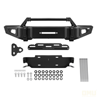 Pare-chocs Avant OMU Sans Trous pour Capteurs pour Jeep Wrangler JL Accessoires de Fabrication Barre de Protection en Acier pour Jeep Gladiator Pickup JT