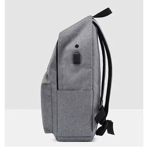Lightweight Black Travel Laptop <strong>Backpack</strong> with Usb Charger Cheap Classic College School Computer Rucksack <strong>Backpack</strong> Bag - Product Image 4