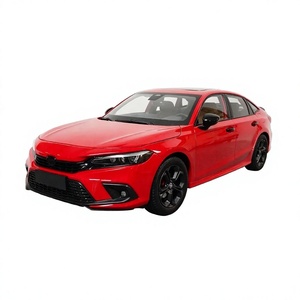 Modèle de voiture Civic rouge à l'échelle 1:18, en alliage moulé sous pression, finition de berline, véhicule de simulation, collection, jouet - Product Image 4