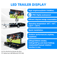 Affichage LED pour véhicule/camion, panneau publicitaire extérieur, haute luminosité, étanche, couleur pleine, P5/P6/P8/P10