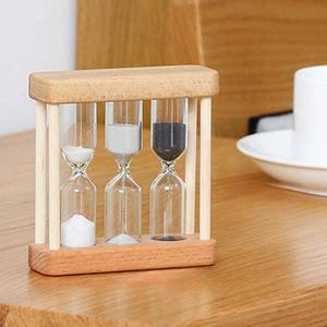 <span class=keywords><strong>Sablier</strong></span> en bois personnalisé, minuteur, horloge, décoration d'intérieur, outils de cuisine, cadeau pour un style épuré - Product Image 3