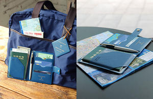 Funda Minimalista para Pasaporte de Cuero, Cartera de Viaje Ligera, Porta Pasaportes Resistente para Viajes en Avión y Aventuras al Aire Libre - Product Image 6