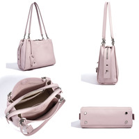 Borsa Tote da Donna in Vera Pelle 2026 Quiet Luxury, Stile Old Money Minimalista, in Morbida Pelle Bovina, Borsa da Ufficio Elegante, Borse da Lavoro da Donna