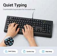 Nouveau kit clavier et souris filaire USB AC106 2026 pour le bureau et le gaming – Combos clavier-souris 2-en-1