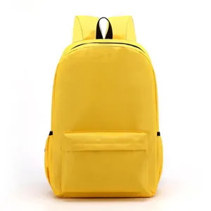 OEM ODM service personnalisé de haute qualité jaune 16 pouces étanche sac à dos étudiant enfants sacs sac à dos pour les filles