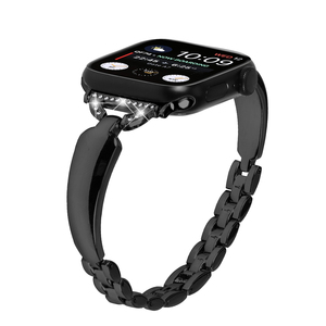 <span class=keywords><strong>Bracelet</strong></span> en alliage de <span class=keywords><strong>bracelet</strong></span> intelligent de mode de luxe 38mm 40mm 41mm pour bracelets <span class=keywords><strong>Apple</strong></span> <span class=keywords><strong>Watch</strong></span> - Product Image 2
