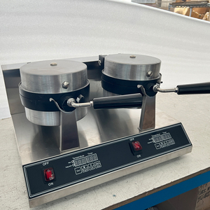 <strong>Rotating</strong> Double Head <strong>Egg</strong> Waffle Maker Digital Display Waffle Bread Machine 8pcs Snack Food Waffle Bubble Maker - Product Image 4