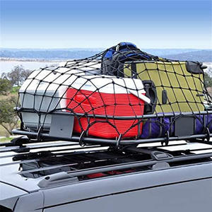 Filet de toit pour véhicules tout-terrain, camionnettes et fourgonnettes, porte-bagages monté sur le toit, référence WR 0011 - Product Image 1