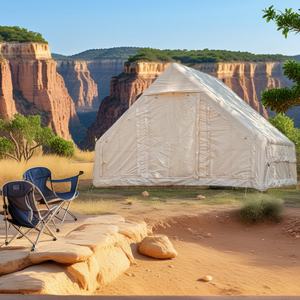 เต็นท์แคมป์ปิ้งเป่าลมแบบหนา สำหรับ <span class=keywords><strong>3</strong></span>-5 คน กันน้ำ 4 ฤดู ทรงโดม พร้อมช่องสำหรับเตา สำหรับครอบครัวและงานอีเว้นท์ - Product Image 2