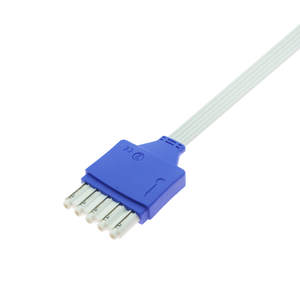 Phillip Intelivue Câble ECG jetable à 5 fils Grabber de câble ruban blindé de 90cm avec fils ECG IEC - Product Image 2