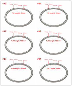 工业弹性不锈钢丝弯曲成型螺旋弹簧定制o环形吊袜带油封弹簧 - Product Image 4