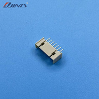 Adaptateur de connecteur de câble JINDA 1.25T-1-7A DC LED PCB Wire-to-Board/Wire-to-Wire, pas de trou P-1.25mm, 125V, en bronze phosphoreux étamé