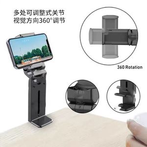 Portable Folding Phone Holder Universal <b>Desktop</b> <b>Stand</b> For Airplane Travel Plastic Multi Color - Product Image 4