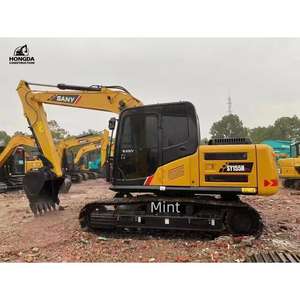 Vente chaude Original chinois SANY SY155H 14ton nouvelle pelle sur chenilles déplaçant des machines de terrassement en bon état - Product Image 1
