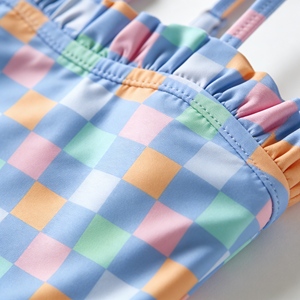 Traje de Baño de una Pieza para Niñas, Diseño Personalizado OEM/ODM de Ruidian, con Volantes, de Nailon y Elastano, para Bebés - Product Image 6