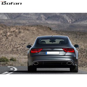 Difusor Trasero de Parachoques Estilo RS7 Normal 2012-2015 con Tubo de Escape para AUDI <span class=keywords><strong>A7</strong></span> - Product Image 4