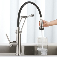 Frud — robinet mitigeur de cuisine à levier unique, nouveauté, flexibles, amovibles, pliables, en acier inoxydable