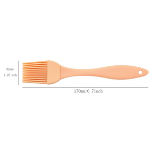 6.5in PP Handle <b>Silicone</b> Pastry Basting Brush for BBQ Kitchen Baking Oil Butter Sauce Marinades Cooking Oil Brush - Product Image 4