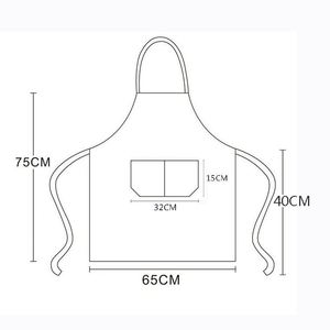 Wholesale Custom Logo Plain Bib Aprons for Women with 2 Pockets Black Commercial Chef Apron for Kitchen Cooking Restaurant BBQ - Product Image 6