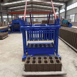 2-45 máy gạch khối bê tông Thủ Công Nhỏ, sản xuất gạch rỗng Ba lỗ dài 400-120-200mm, rộng và cao - Product Image 2