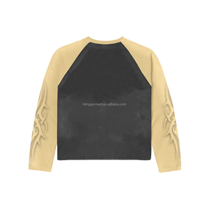 Custom High Quality Graphic T-<b>shirt</b> Men's Thermals Longsleeve <b>Shirt</b> Cotton DTG Printed <b>Waffle</b> Long Sleeve <b>Shirt</b> - Product Image 2