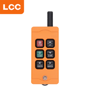 Control remoto de grúa inalámbrico Universal Industrial de una sola velocidad con 4 botones para polipasto eléctrico, 1, 2, 2, 1 unidad