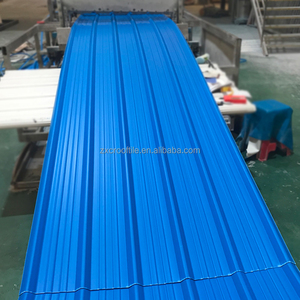 Carport วัสดุครอบตัดการเพาะปลูกฟาร์มยุ้งข้าวลามิเนตสัตว์เลี้ยงสอดคล้องเย็นธรรมดา <span class=keywords><strong>Upvc</strong></span> แผ่น<span class=keywords><strong>หลังคา</strong></span>สี - Product Image 5