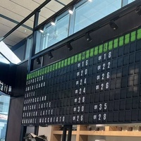 Pantalla de letreros móviles para menú de restaurante de aeropuerto, tablero mecánico de salidas