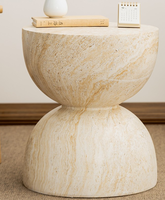 Table basse convertible moderne en matériau MGO pour salon, hôtel et villa, utilisation intérieure/extérieure