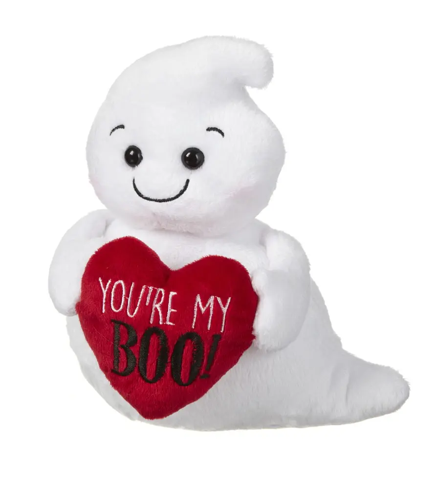 Halloween Plush Stuffed Spooky Heart Ghost Toy 9in