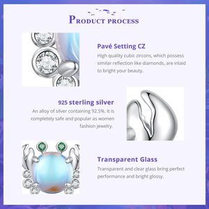 925 argento Sterling scintillante colorato ciondolo granchio perline di alta gioielleria abbagliante granchio ciondoli per bracciale collana - Product Image 6