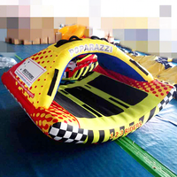 Vente en gros de tubes gonflables remorquables à tirer derrière des bateaux Tube 3 personable pour les sports nautiques en plein air