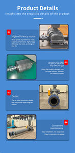 Elektrische Hogedruk Industriële Wortels Blower & Vacuümpomp Voor Aquacultuur Vis & Garnalenvijver Kweek Beluchting - Product Image 3