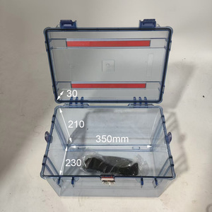 Özelleştirilebilir köpük ile şeffaf takım çantası taşıyan DPC048-1 açık sert plastik ekipman depolama - Product Image 2