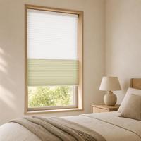 Stores alvéolaires printaniers isolants thermiquement et insonorisants, sans cordon, occultants, pour la maison et le bureau, double couche