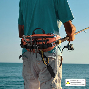 Kadınlar ve erkekler için olta kutusu su geçirmez bel çantası taşınabilir sinek balıkçılık tek kollu çanta - Product Image 5