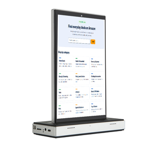 10" Dual Screen Smart Android Display Touch POE WiFi <b>Speaker</b> Desktop for Airport Hotel Restaurant Retail Meeting Conference Room - Product Image 1