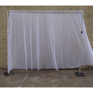 Aluminum telescopic wedding <b>backdrop</b> <b>stand</b> pipe and drape kit - Product Image 1