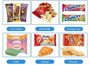 Máy đóng gói que kem Lolly Popsicle, máy đóng gói túi gối kem que, máy đóng gói dạng chảy ngang - Product Image 3