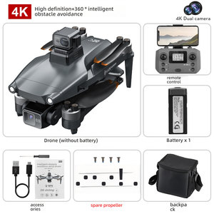 (Nuevo) Dron Comercial L600 PRO con Gimbal Antivibración de Tres Ejes, GPS, Sin Escobillas, con Evitación de Obstáculos, para Principiantes, HD Profesional, Aéreo - Product Image 4