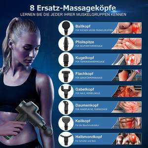 Pistola de masaje económica con pantalla táctil Lcd para gimnasio, pistola de masaje con vibración para atletas, percusión de tejido profundo, pistola de masaje profesional muscular - Product Image 4