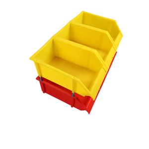 Front Opening Stacking Warehouse Bin storage boxes bins Plastic Stackable Small Parts Pick Storage Box Bin