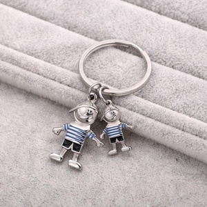 Loftily DE LA VIDA regalo hijo <span class=keywords><strong>y</strong></span> <span class=keywords><strong>Pap</strong></span>á <span class=keywords><strong>y</strong></span> mamá hija de acero inoxidable colgante llavero - Product Image 3